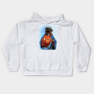 Jesus raptor Kids Hoodie